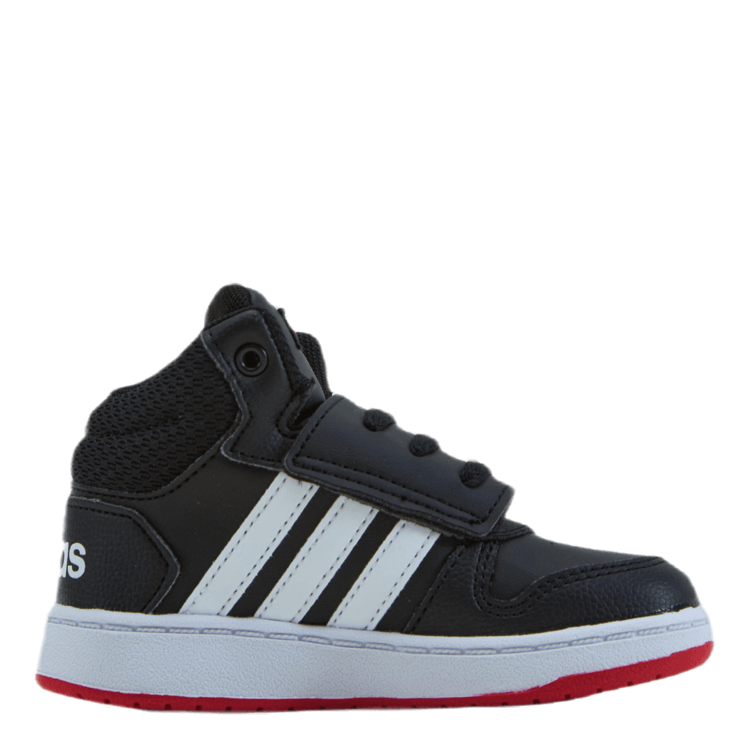 Hoops 2.0 Mid Shoes Core Black / Cloud White / Vivid Red