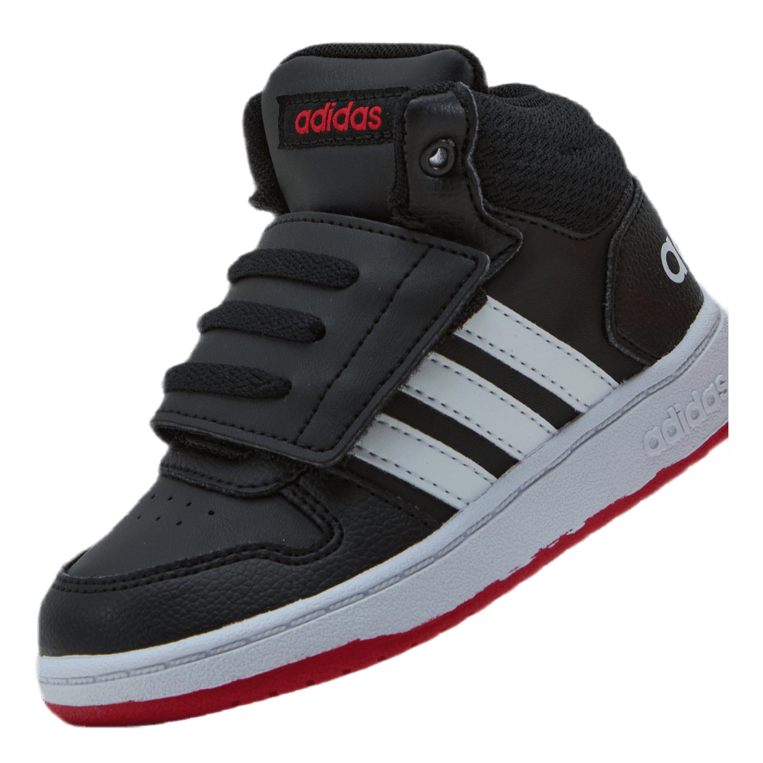 Hoops 2.0 Mid Shoes Core Black / Cloud White / Vivid Red