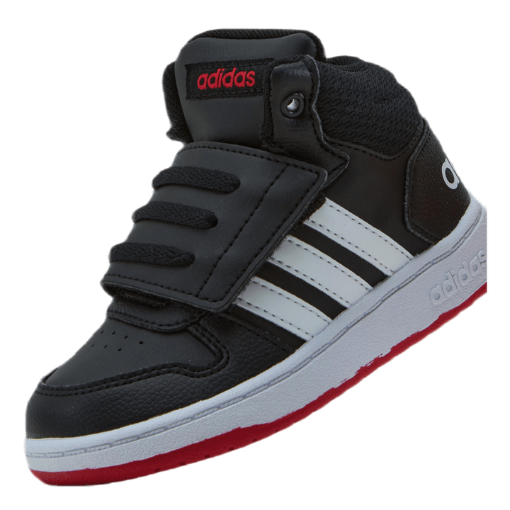 Hoops 2.0 Mid Shoes Core Black / Cloud White / Vivid Red