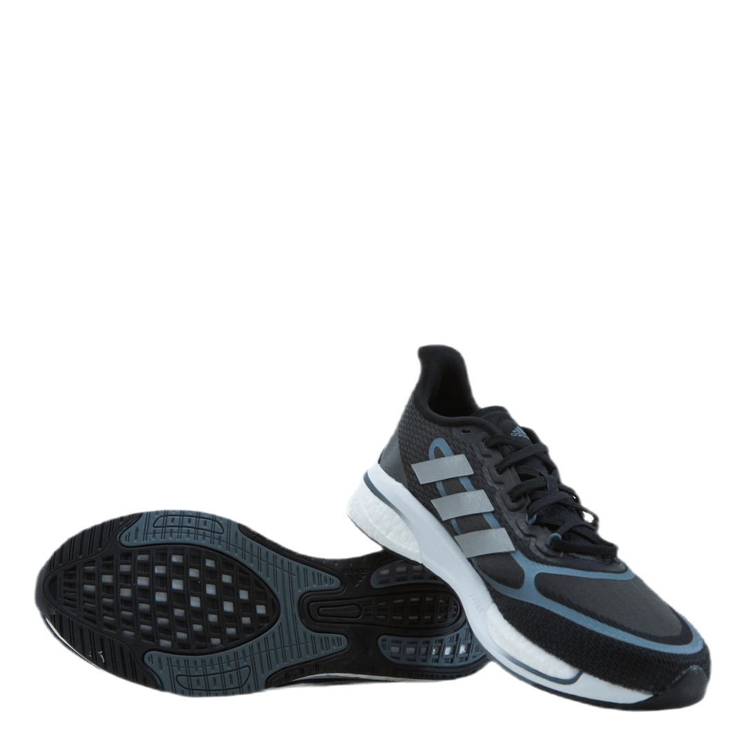 Supernova+ Shoes Core Black / Silver Metallic / Blue Oxide