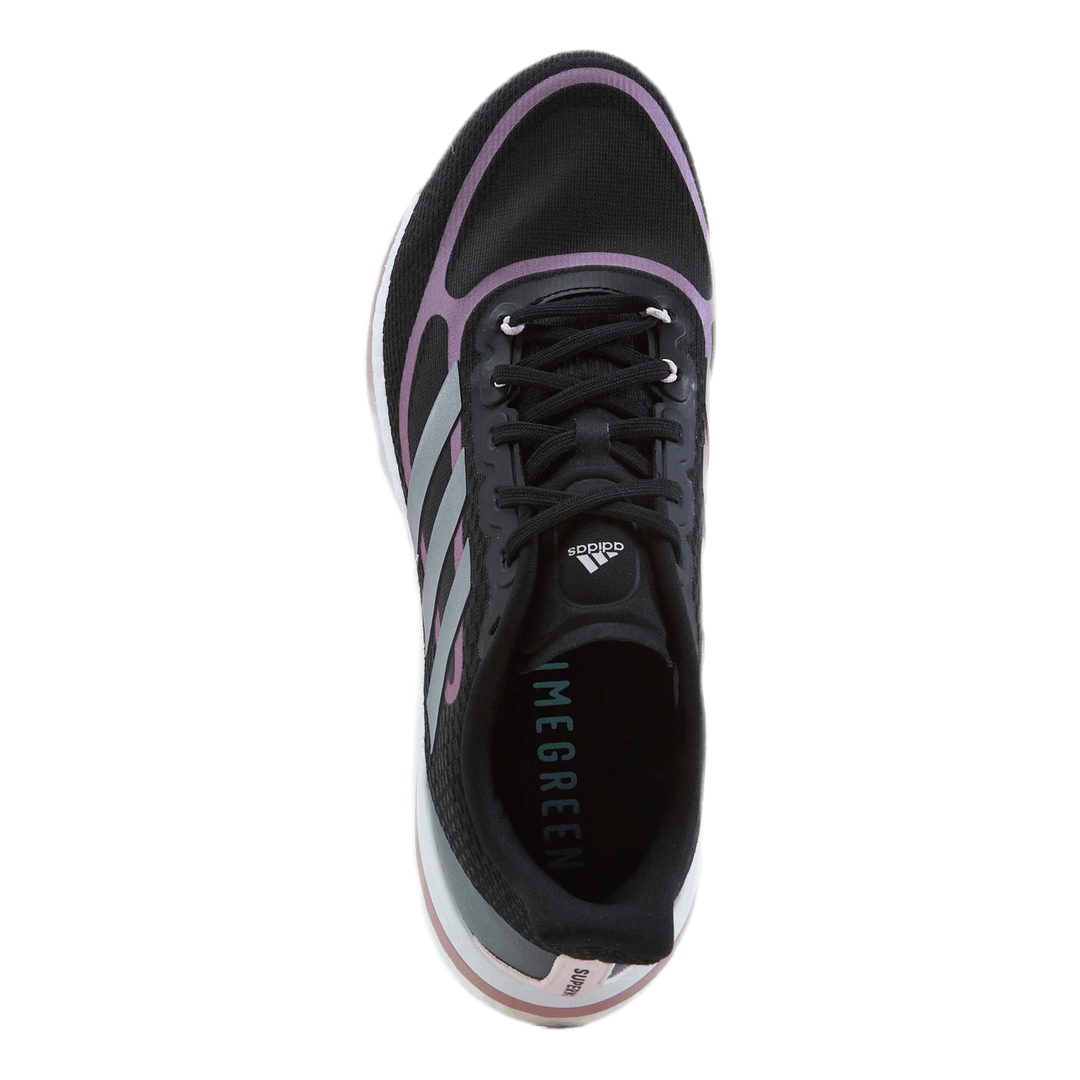 Supernova+ Shoes Core Black / Silver Metallic / Pink Met.