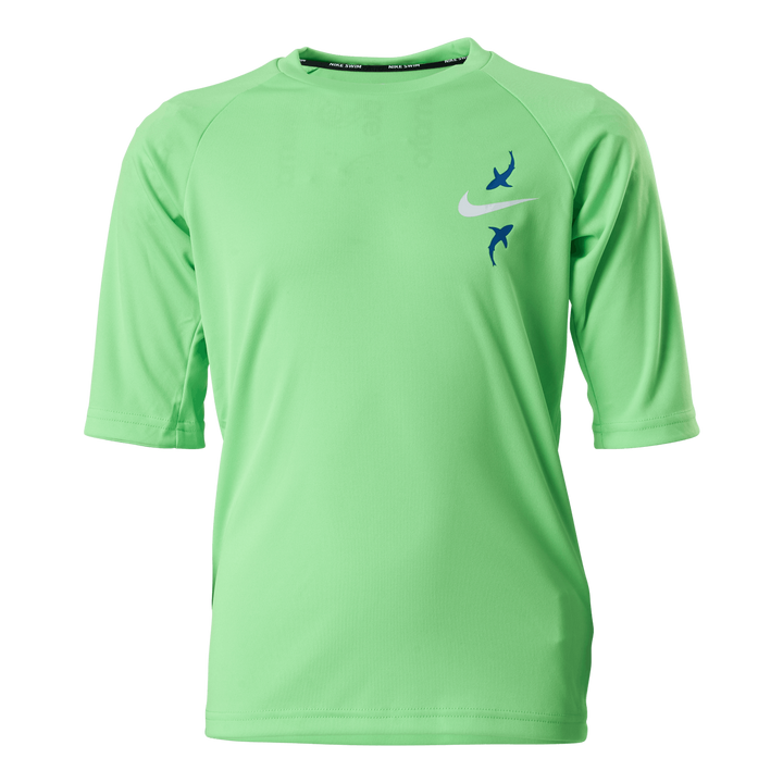 Junior Short Sleeve Hydroguard Shark Green