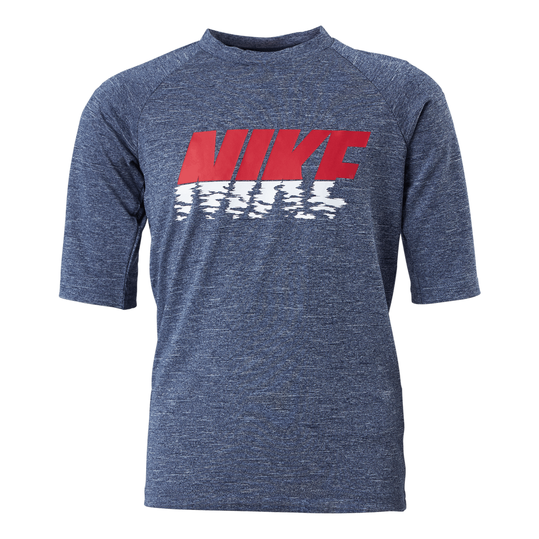 Junior Short Sleeve Hydroguard Sunset Blue