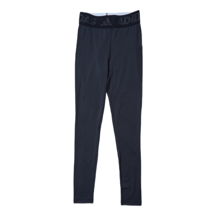 Techfit Long Branded Elastic Tight Black / White