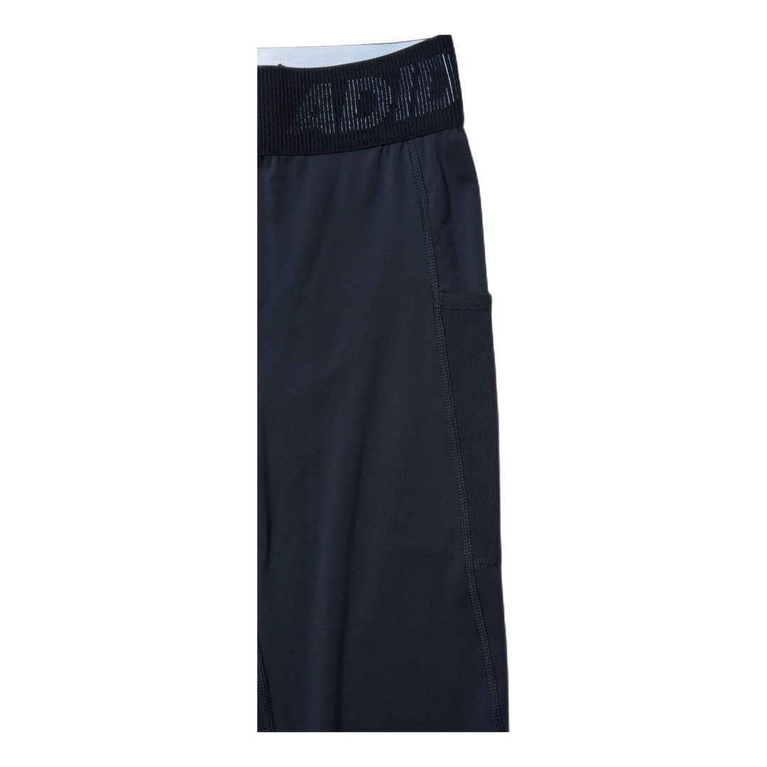 Techfit Long Branded Elastic Tight Black / White