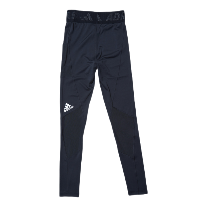 Techfit Long Branded Elastic Tight Black / White