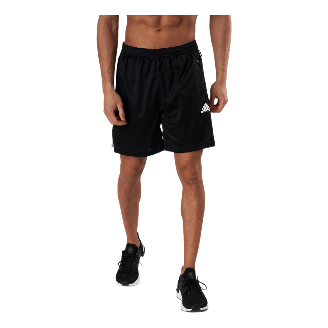 D2M 3-Stripes Short Black / White
