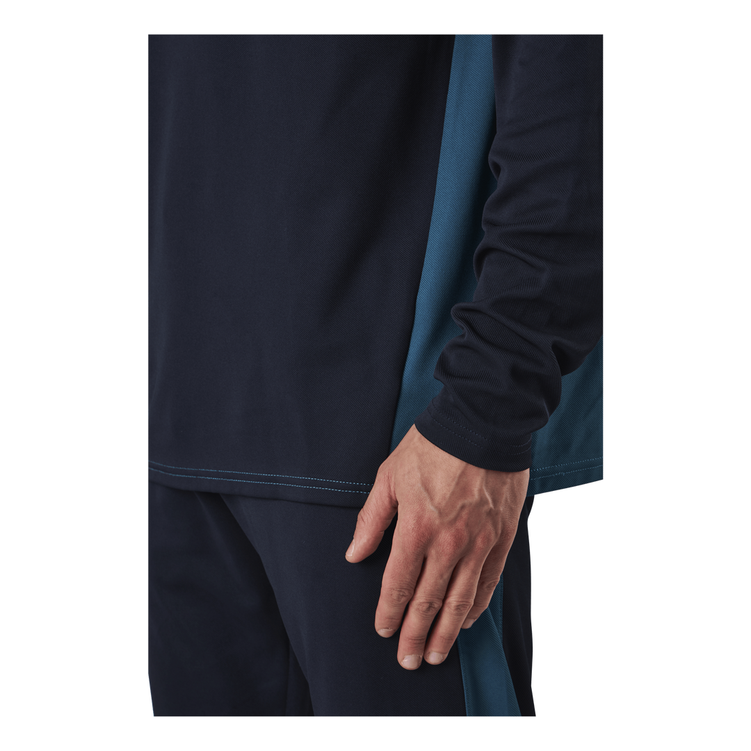 Half Zip Sweat Blue/Grey