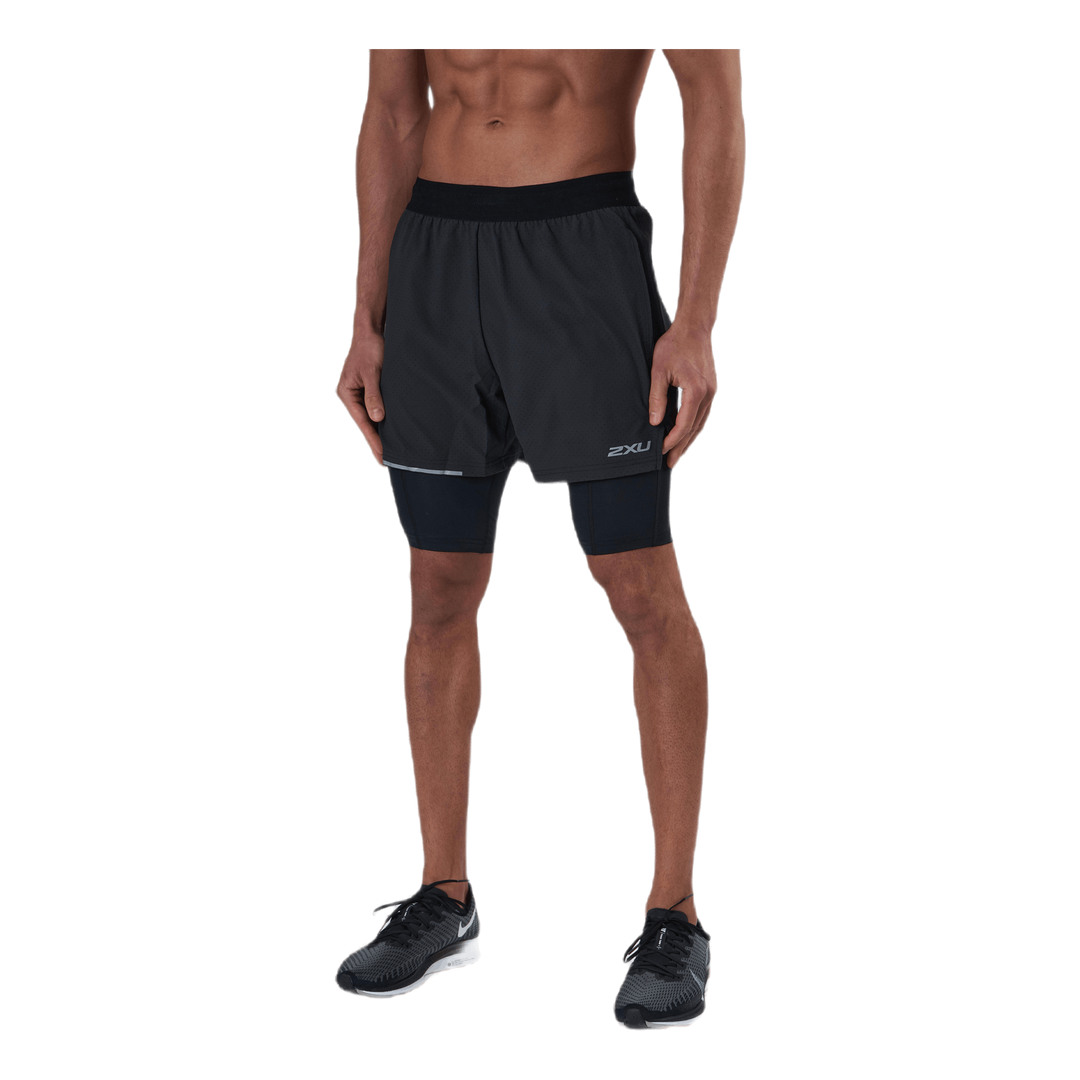 Aero 2-In-1 5" Shorts Black/Silver