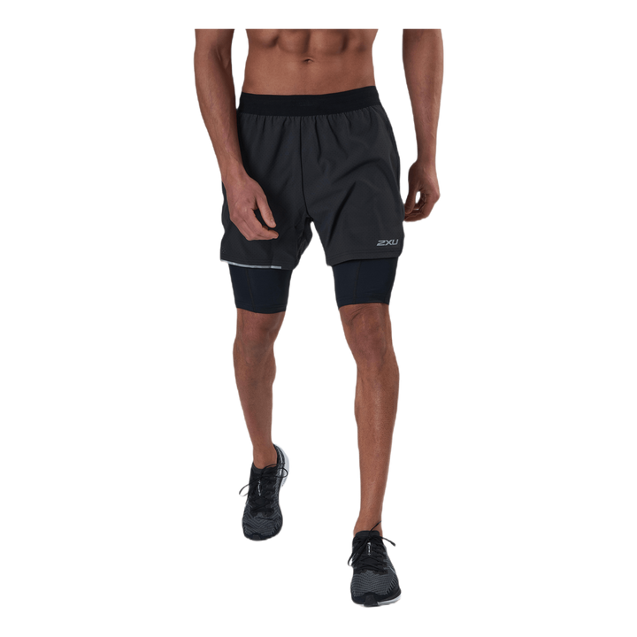 Aero 2-In-1 5" Shorts Black/Silver