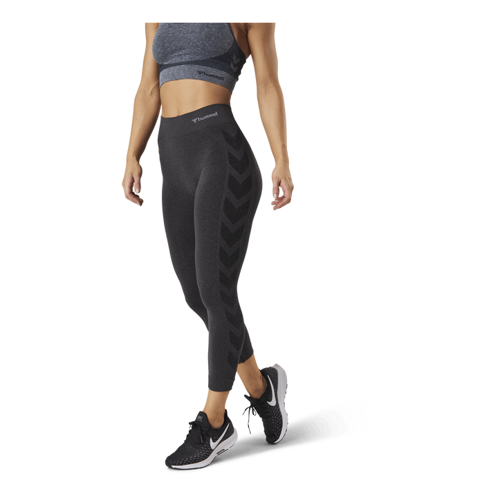 Seamless 3/4 Tights Black