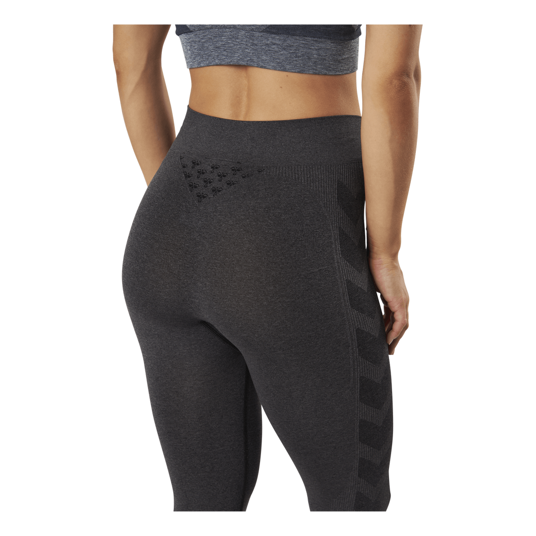 Seamless 3/4 Tights Black