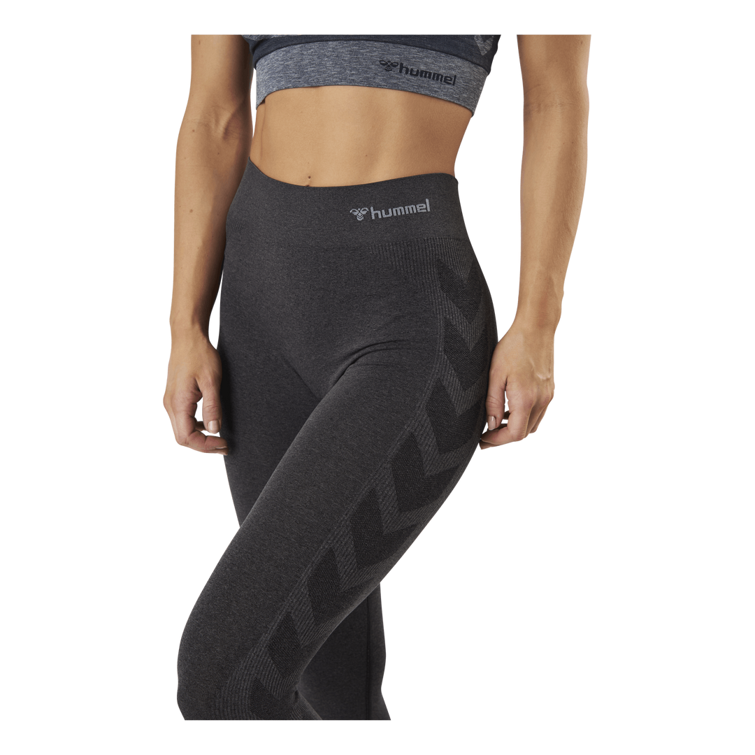 Seamless 3/4 Tights Black