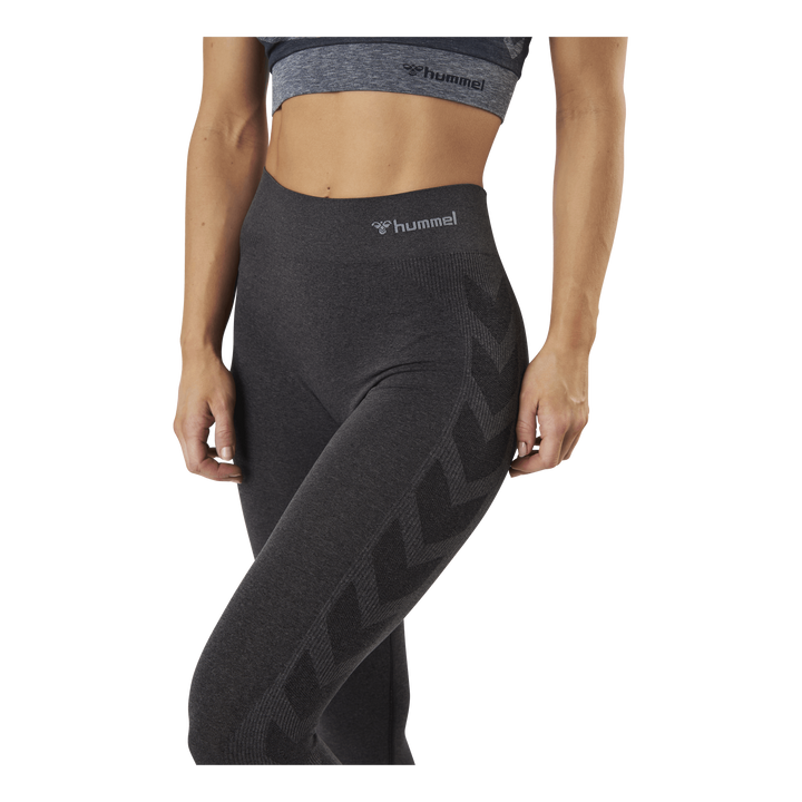 Seamless 3/4 Tights Black