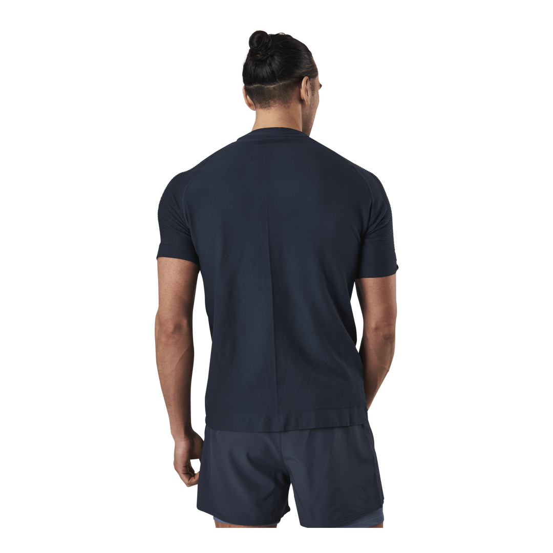 Cube Seamless T-Shirt Blue