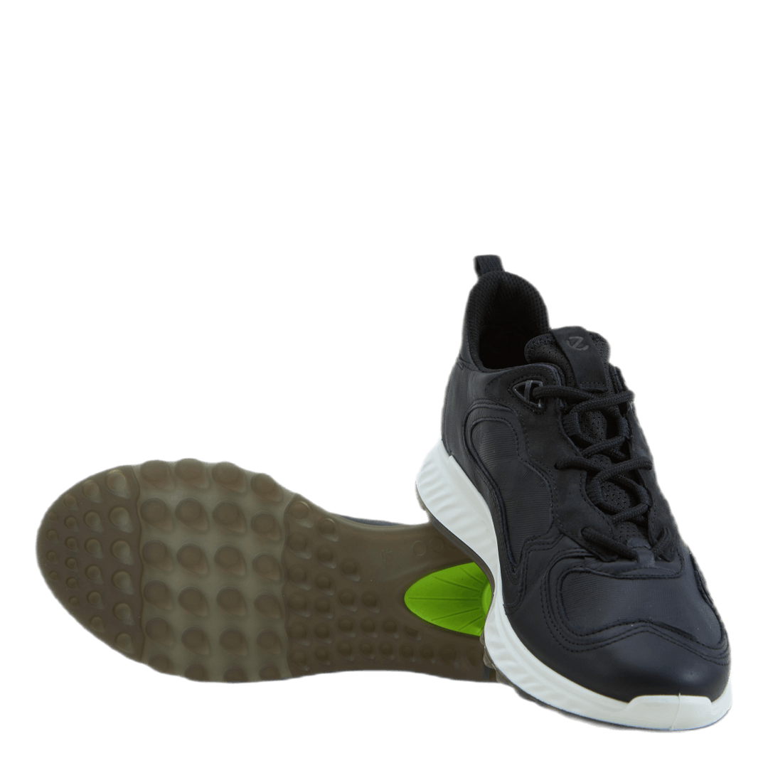 ST.1 Laced Shoes Black