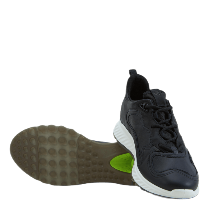 ST.1 Laced Shoes Black