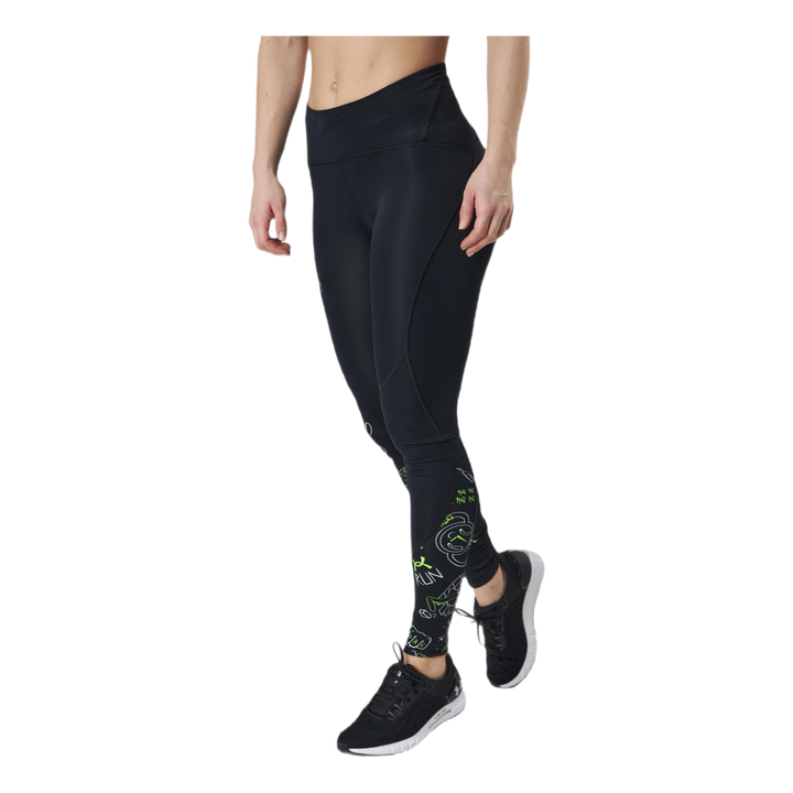 Run Ur Face Off Tight Black