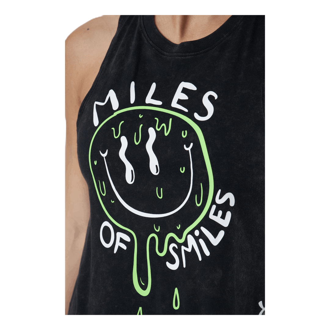 Run Ur Face Off Tank Black