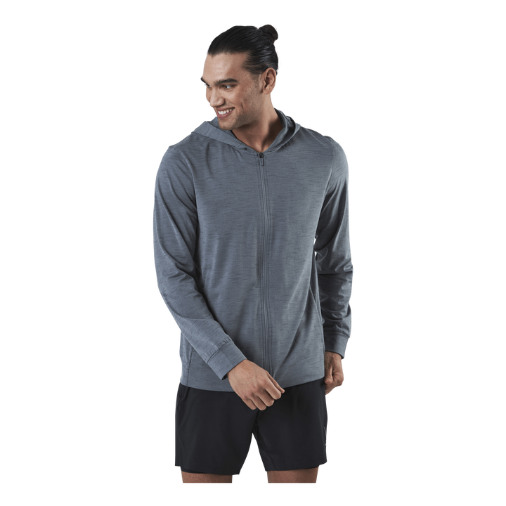 Dri-Fit Top Fz Hprdry Yoga Grey