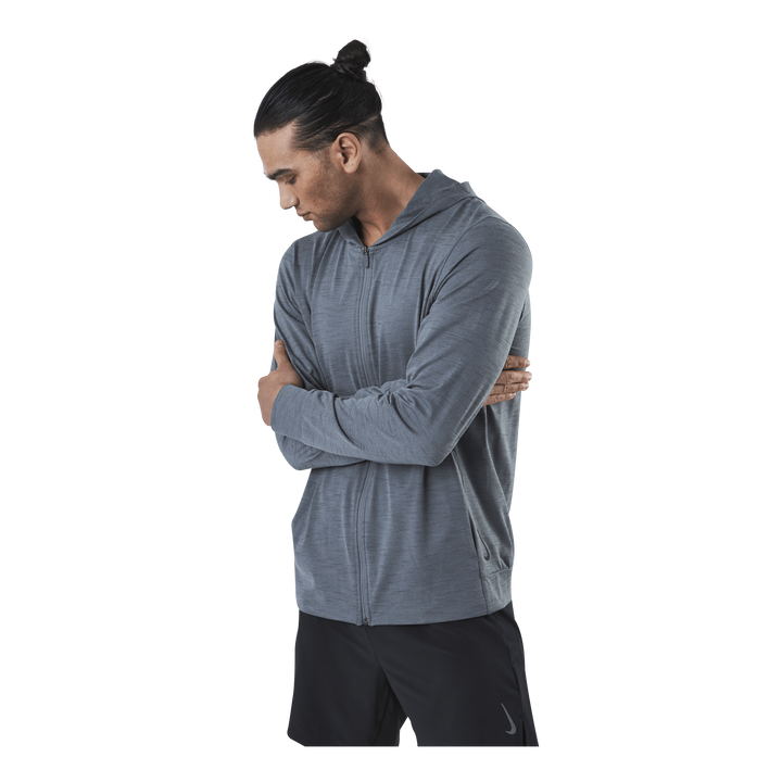 Dri-Fit Top Fz Hprdry Yoga Grey