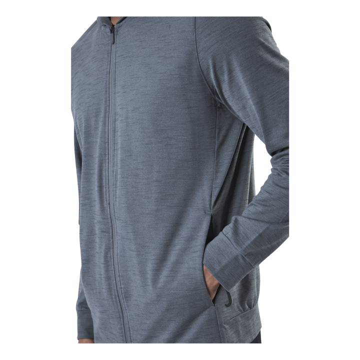 Dri-Fit Top Fz Hprdry Yoga Grey