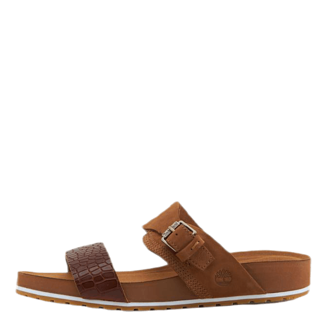 Malibu Waves 2 Band Slide Brown