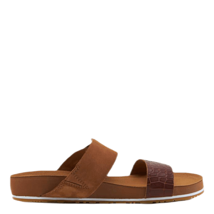 Malibu Waves 2 Band Slide Brown