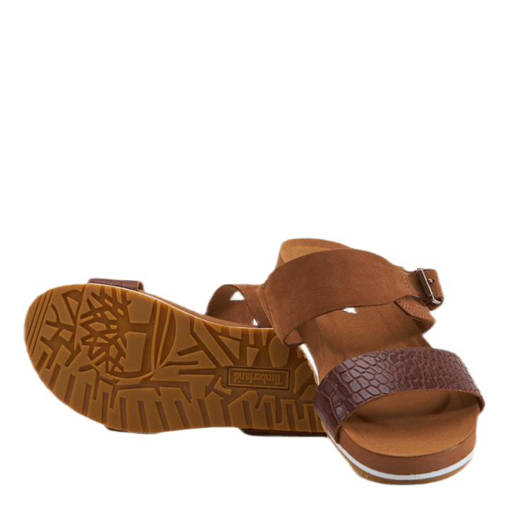 Malibu Waves 2 Band Slide Brown