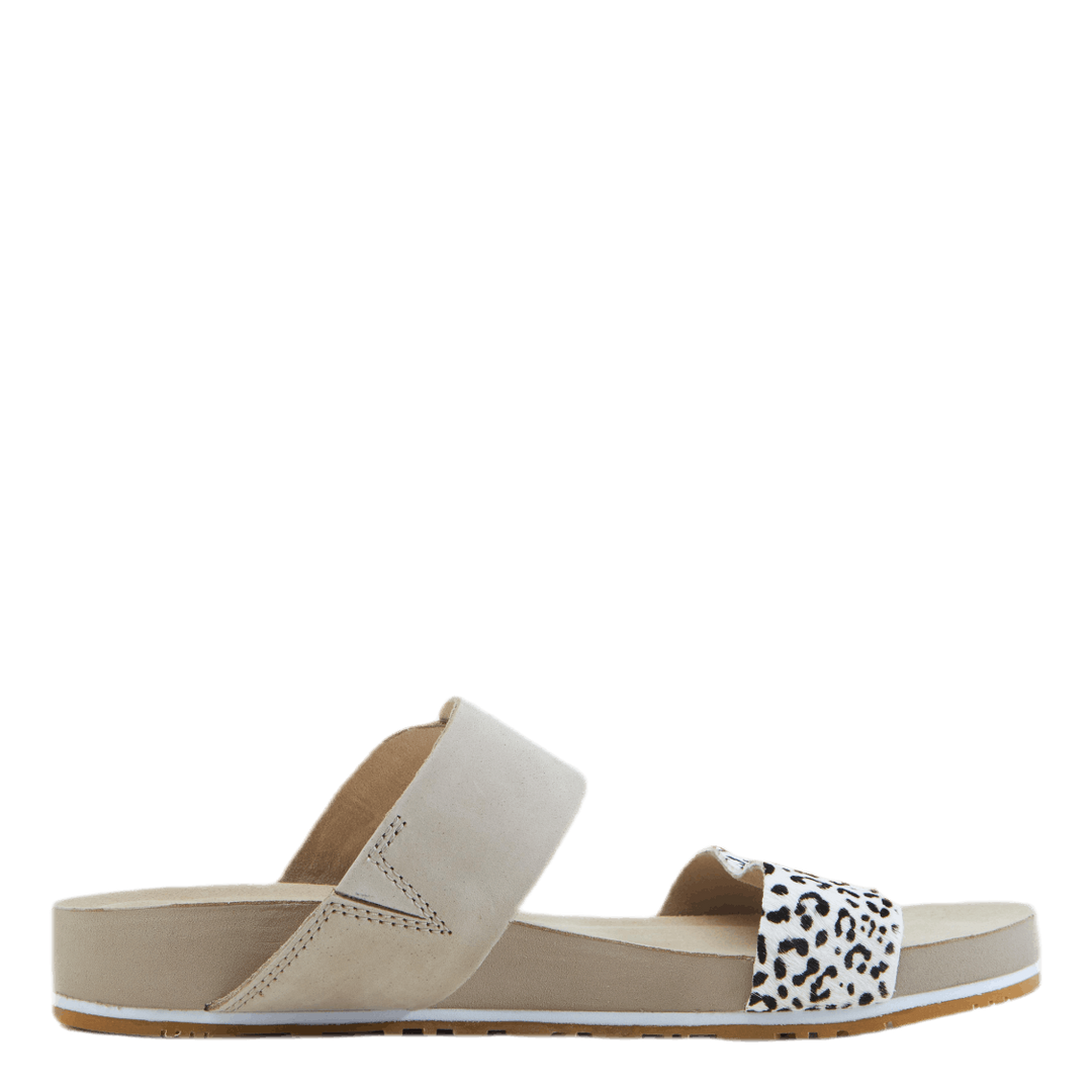 Malibu Waves 2 Band Slide White/Black