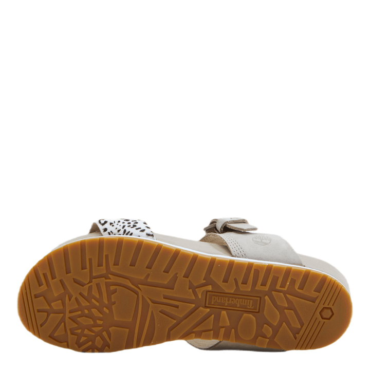 Malibu Waves 2 Band Slide White/Black