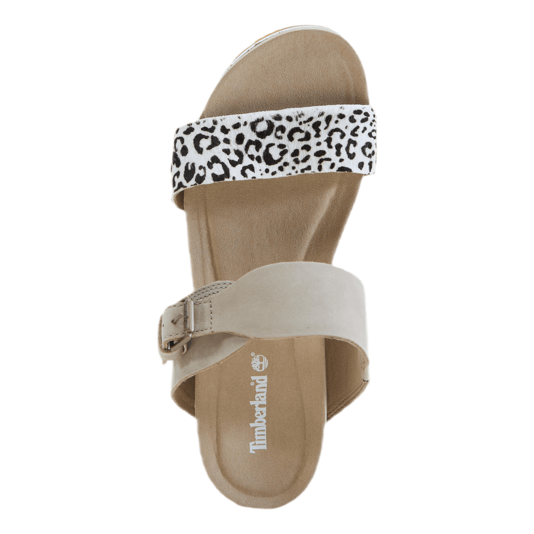 Malibu Waves 2 Band Slide White/Black