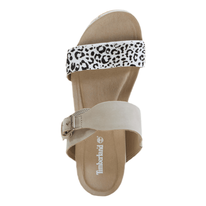 Malibu Waves 2 Band Slide White/Black