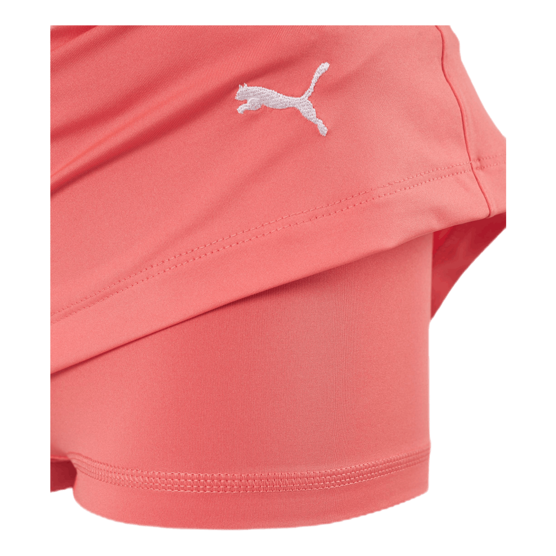 Girls Solid Knit Skirt Pink