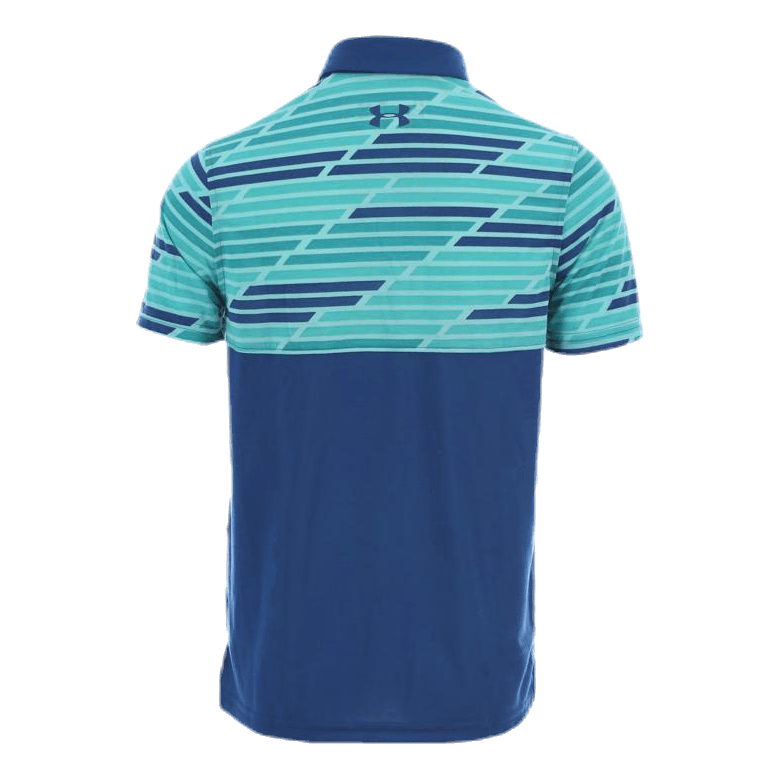 Threadborne Blocked Polo Blue/Patterned