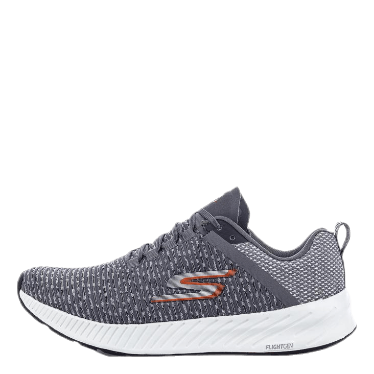 Skechers Mens GO Run Forza 3 Orange Grey Sportamore
