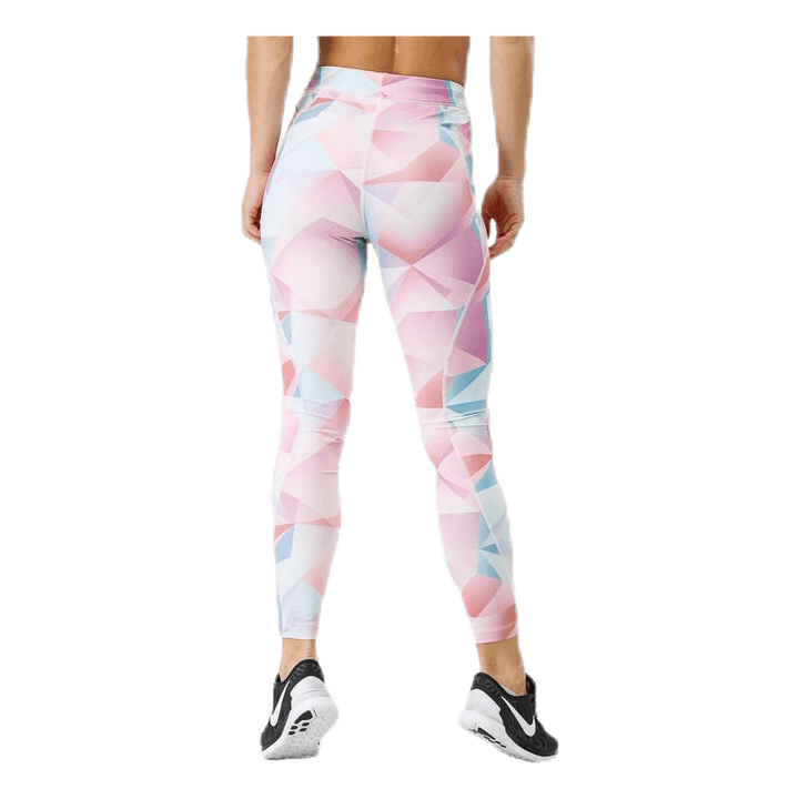 Speed Printed Tight 7/8 Pink/White