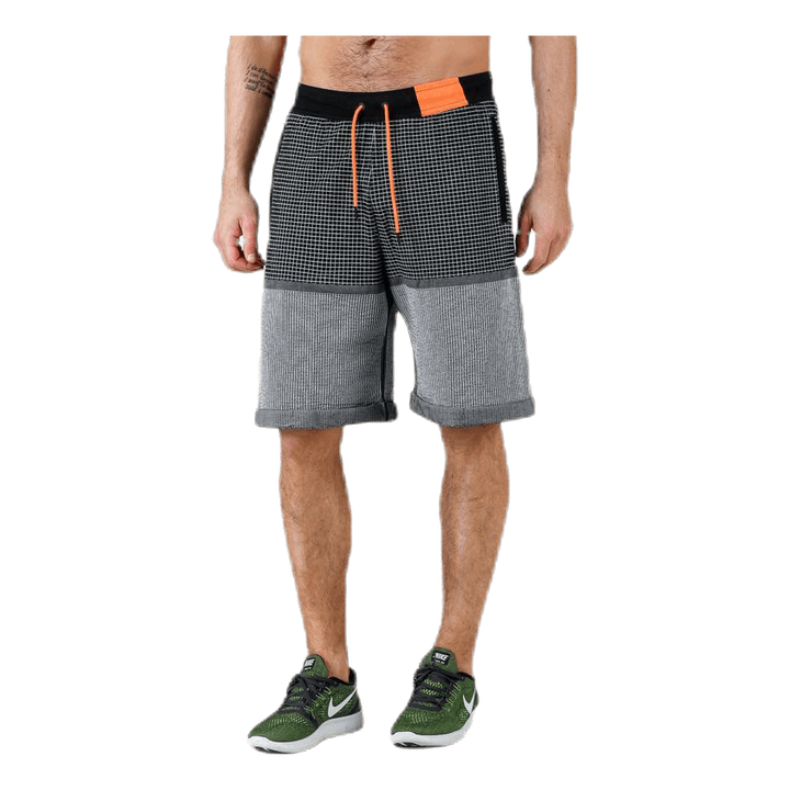 Tech Pack Grid Shorts White/Black