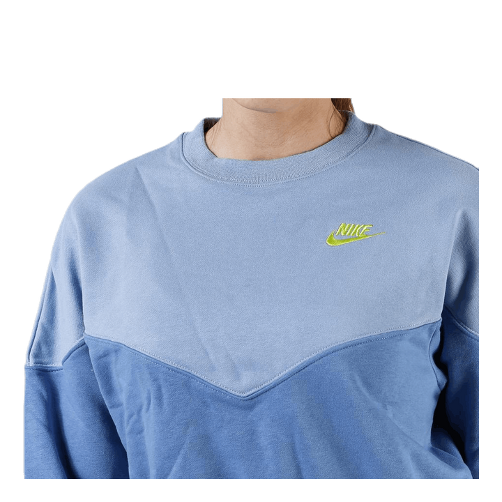 Heritage Fleece Crew Blue