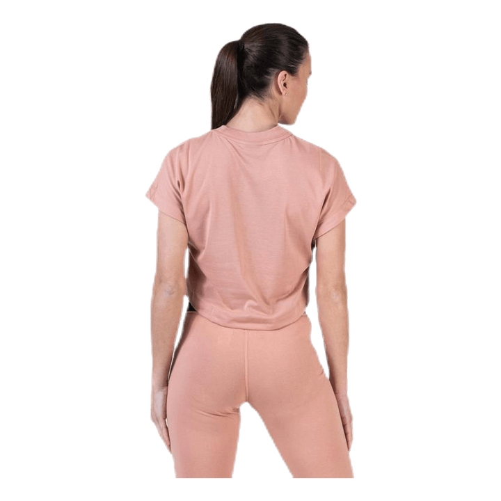 Swoosh SS Crop Top Red