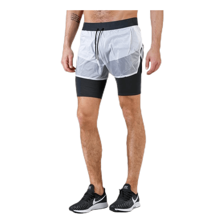 2'' 2in1 Short Teck Pack White/Black