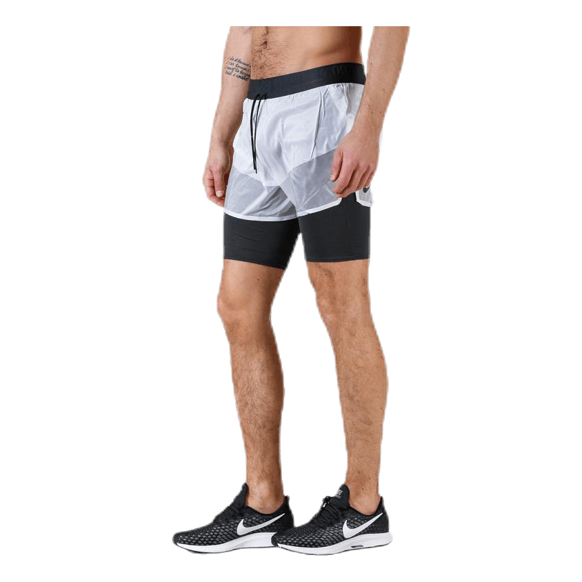 2'' 2in1 Short Teck Pack White/Black