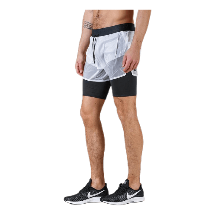2'' 2in1 Short Teck Pack White/Black