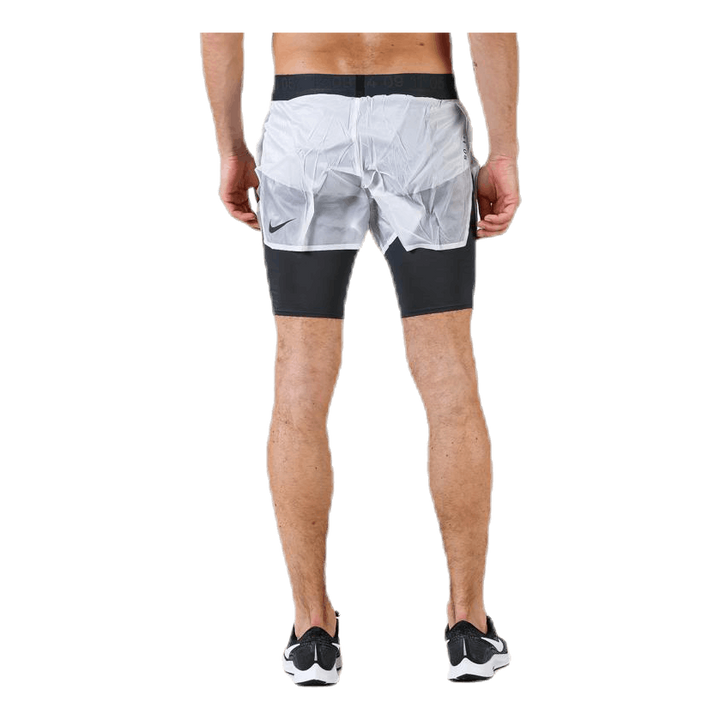 2'' 2in1 Short Teck Pack White/Black