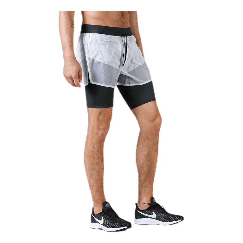 2'' 2in1 Short Teck Pack White/Black