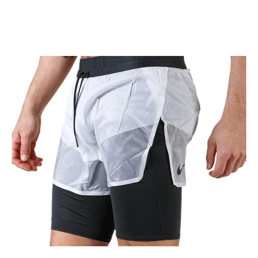 2'' 2in1 Short Teck Pack White/Black