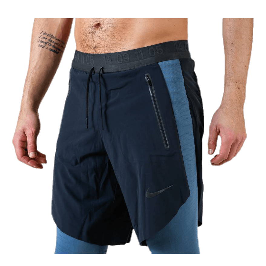 2in1 3QTR Short Teck Pack Blue/Black