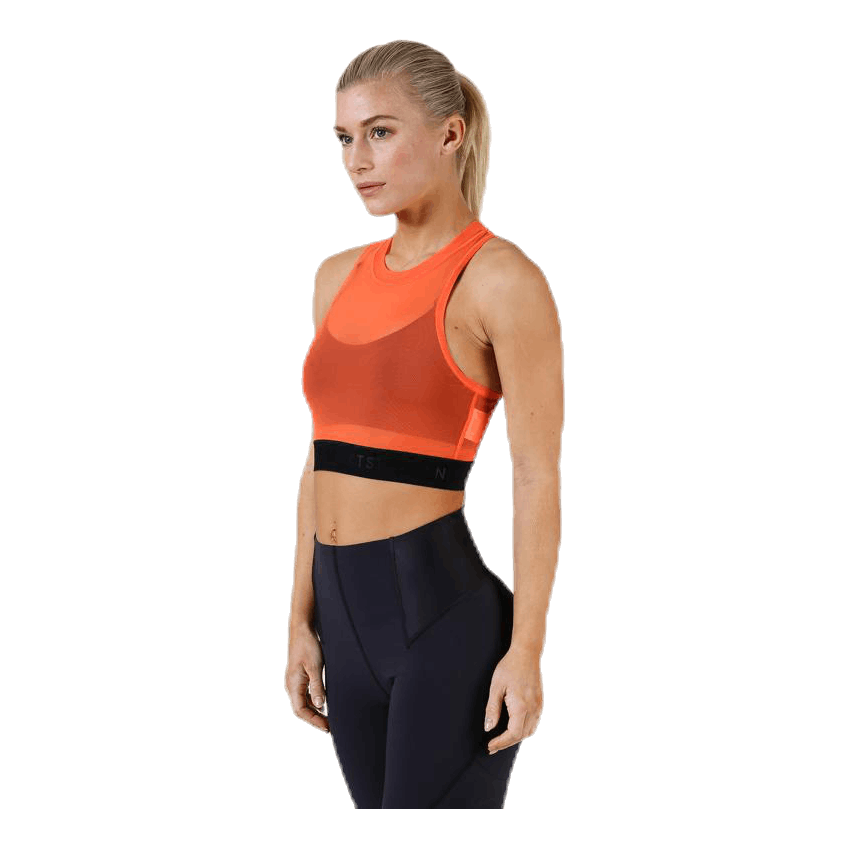 Baselayer Crop Tank Orange