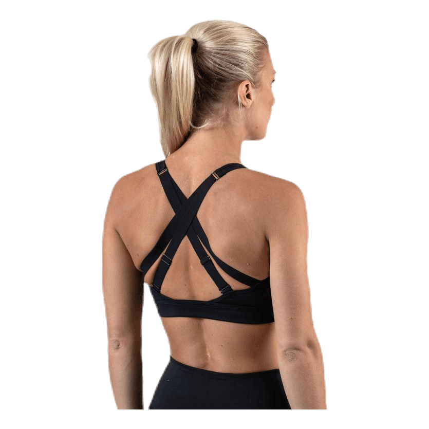 Impact Strappy Bra GRX White/Black
