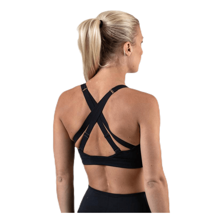 Impact Strappy Bra GRX White/Black